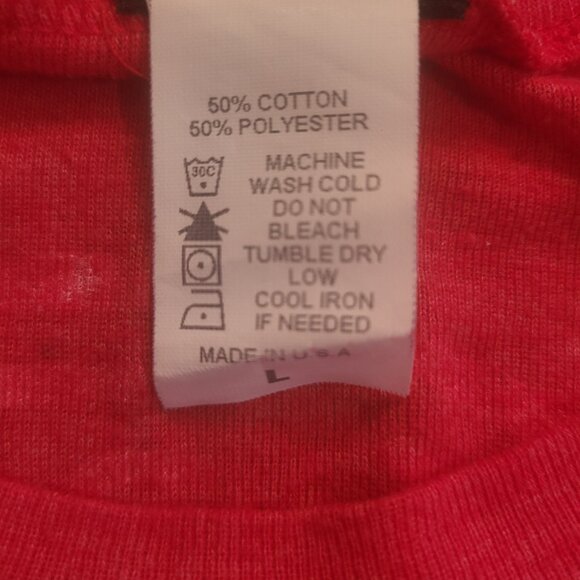 VINTAGE 2005 Beatles Red T Shirt Sz L - Picture 5 of 6